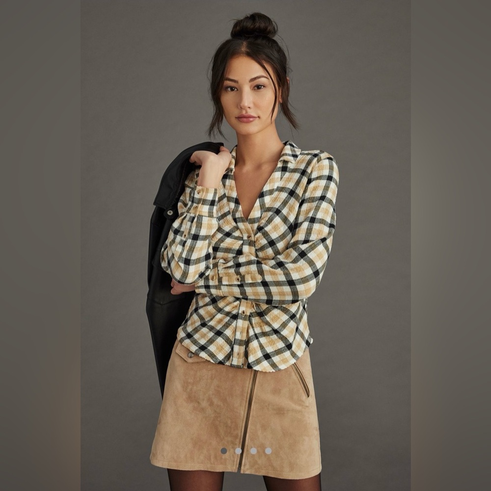 Pilcro Ruched Shirt